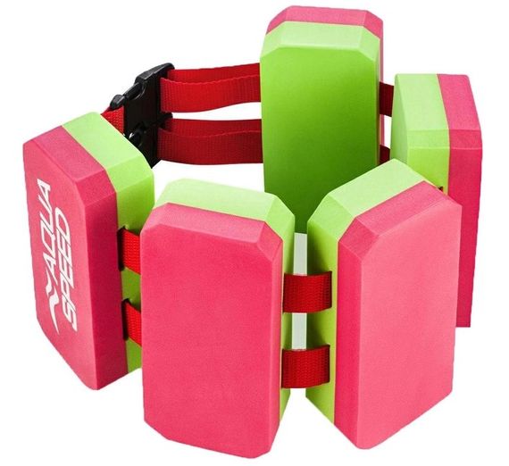 Пояс для плавання Aqua Speed PAS 5 6303 рожевий, зелений Діт 15x7x4,5 см 5908217663030