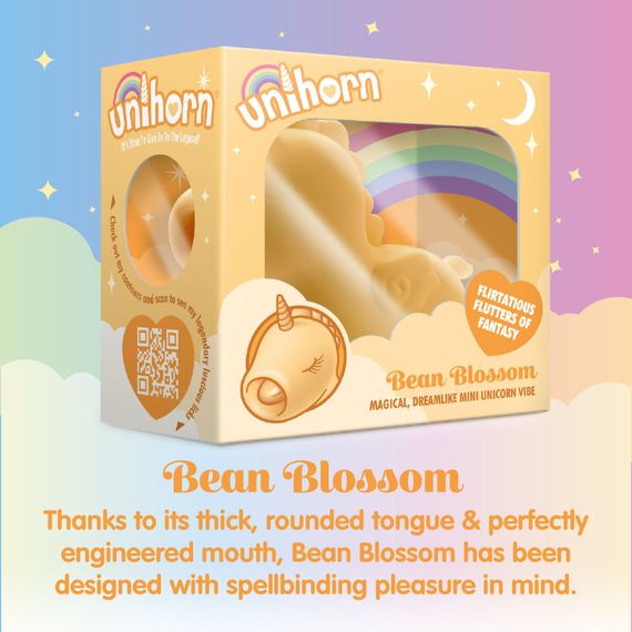 Вібратор-єдиноріжка Unihorn – Bean Blossom, пульсівний язичок | Зображення 5