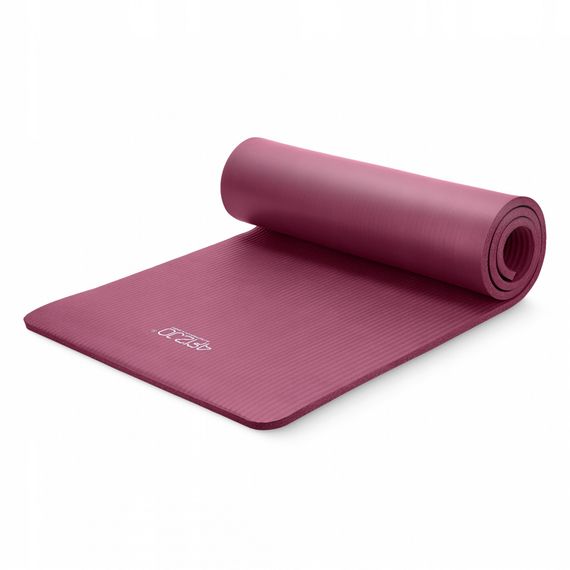 Килимок (мат) спортивний 4FIZJO NBR 180 x 60 x 1.5 см для йоги та фітнесу Burgundy (P-5905973406710)