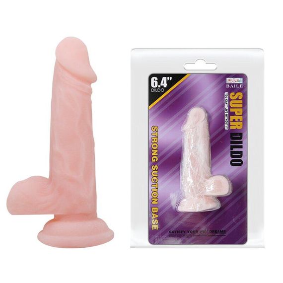 Фаллоимитатор "SUPER DILDO 6.4" BW-008094N Sex Aura | Зображення 1