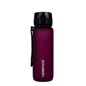 Бутылка для воды UZSPACE 3053(Burgundy) 800 мл, бордовая