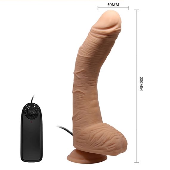 Фаллоимитатор с мошонкой из вибро BEAUTIFUL ALEX DILDO sexstyle | Зображення 5