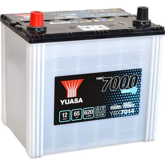 Аккумулятор Yuasa 12V 65Ah 620A EFB Start Stop Battery Japan YBX7014