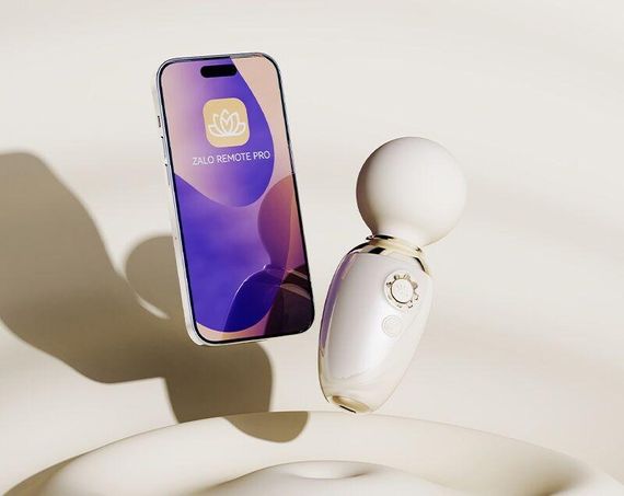 Смарт-вибромассажер Zalo – AVA Ivory White, 8 режимов, подогрев, очень мощный и компактный sexstyle | Зображення 5