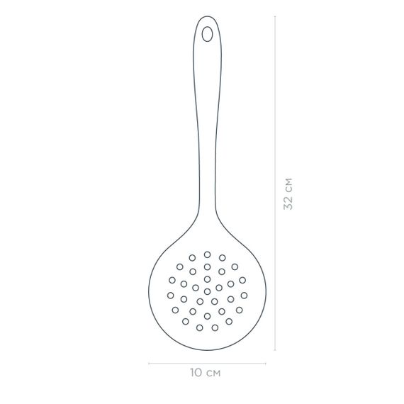 Шумовка Vinzer Culinary VZ-50660 32х10 см бежевая | Зображення 1