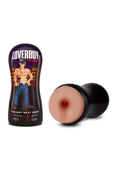 Мастурбатор анус Blush Coverboy Bad Boy у колбі, бежевий, 18.5 см sexstyle