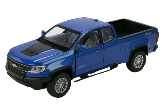 Машина металева 68442 2 кольори, 1:31 Chevy Colorado ZR2, на батарейки: світло і звук, відкриваються двері, в коробці 20x11x10 см Автопром | Зображення 3
