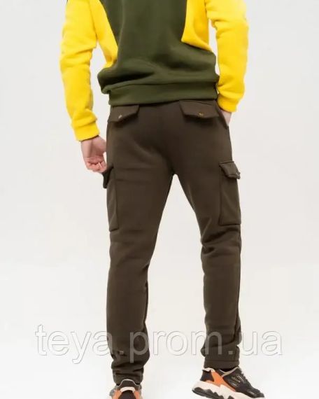 Спортивные штаны цвет хаки размеры M, XXL, S, 3XL, XL FI_006614 | Зображення 2