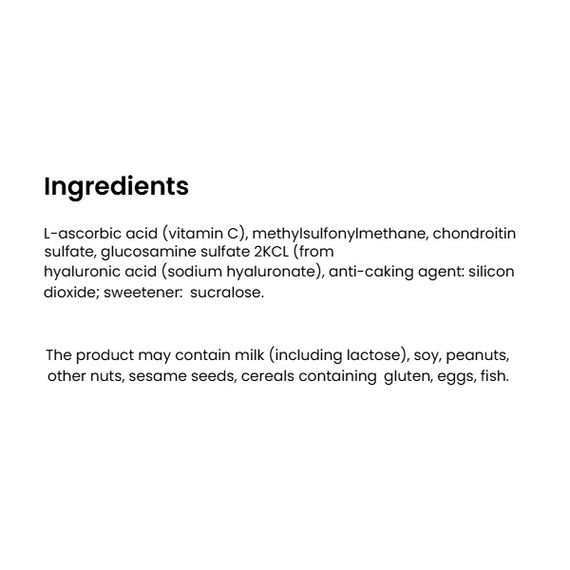 Хондропротектор (для спорта) OstroVit Glucosamine+MSM+Chondroitin Powder 150 g /60 servings/ Raspberry | Зображення 1