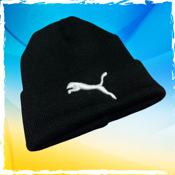 Шапка брендовая универсальная Puma, Пума. Шапка мужская, женская, подростковая, детская | Зображення 2