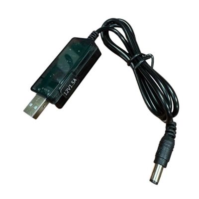 Кабель питания USB to DC 5.5x2.1mm 0.8m 12V 1.5A XoKo (DC-5-12-1,5A) | Зображення 1