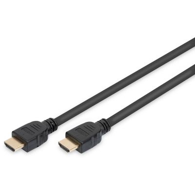 Кабель мультимедийный HDMI M to HDMI M 2.0m Digitus (AK-330124-020-S) | Зображення 1