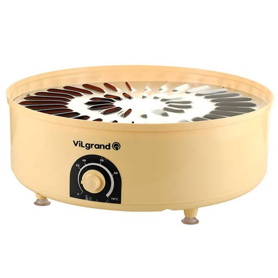 Сушильный аппарат дегидратор для фруктов и овощей VILGRAND VDF520-20 520 Вт 20 Л, Дегидратор AU-788 для овощей | Зображення 1