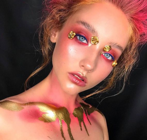 Цветной спрей для волос Золото Stargazer One Wash Colour Spray Gold 75 мл | Зображення 1