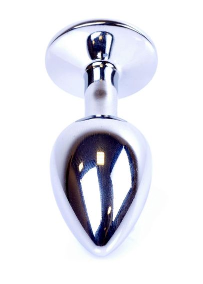 Анальна пробка - Jewellery Silver Plug - Red | Зображення 2