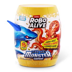 Интерактивный игровой набор Robo Alive – Глубоководный сюрприз. Большая белая акула
