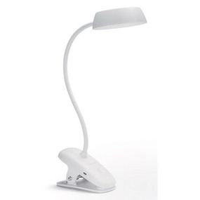 Настольная лампа Philips LED Reading Desk lamp Donutclip 3W, 4000K, 1200mAh (Lithium battery), білий