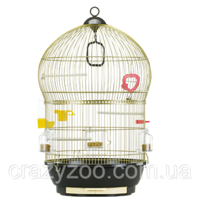 Клітка для канарок та маленьких птахів Ferplast Antique Brass Bali Ø43.5х68.5 см 51018802