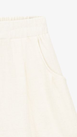 Шорти однотонні для дівчинки Dinomin 2534 146 см Молочний shop (2000999461002) | Зображення 1