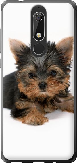 Чехол на Nokia 5.1 Щенок йоркширского терьера "931u-1529-17620"