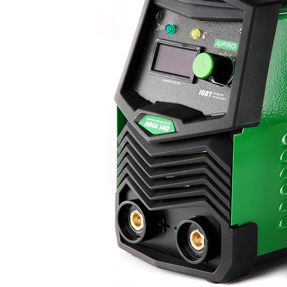 Зварювальний апарат інверторний APRO MMA-140 20-140А ел 4 мм 2,5+1.5м + набір кабелів 8945011 | Зображення 9