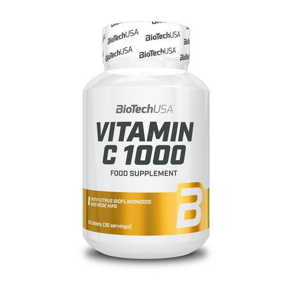 Вітамін С Vitamin C 1000 BioTechUSA 30 таблеток