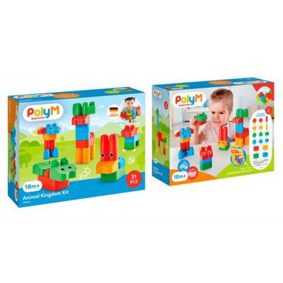 Конструктор PolyM Царство зверушек 31 деталей (760004) | Зображення 2