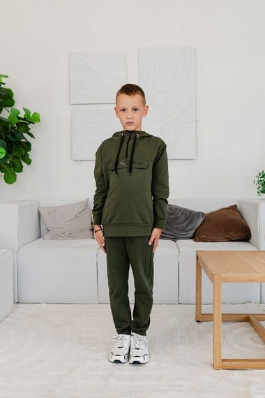 Костюм для хлопчика (підлітковий) Носи своє 146 Зелений (p-9814-104508) | Зображення 5