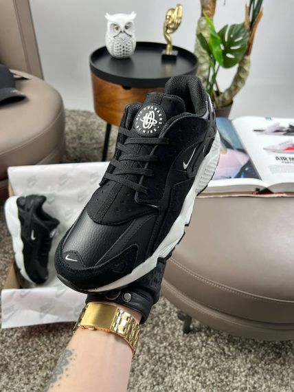 Кросівки Air Huarache Black White (шкіра , текстиль) весна / літо / осінь 43 27,5 | Зображення 5