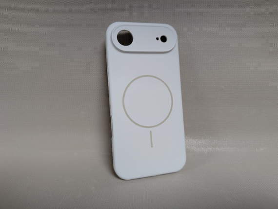 Чохол для iPhone 17 Air / Айфон 17 Аір, Soft Touch, протиударний, MagSafe, білий