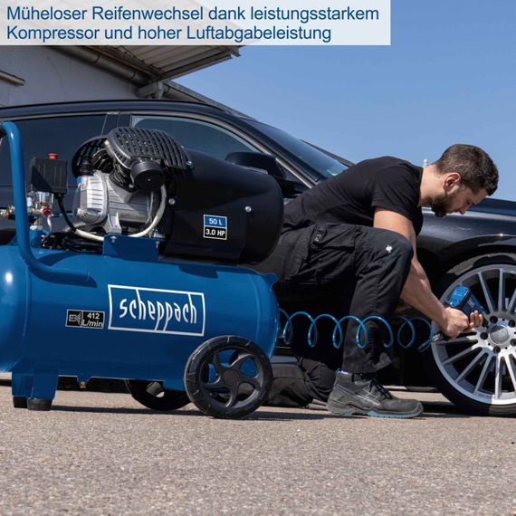 Компрессор высокого давления Scheppach HC53DC (50 л) | Зображення 7