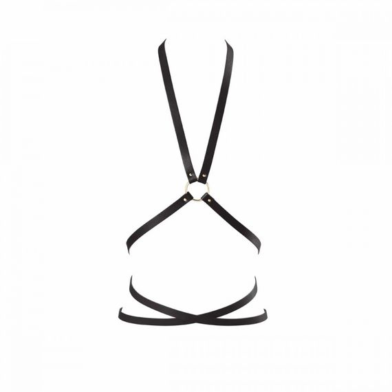 Портупея из экокожи Bijoux Indiscrets Maze – Multi-Way Body Harness Black sexstyle | Зображення 4