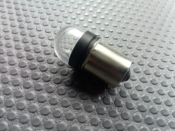 Лампа світлодіод з/ц 12V P21W 1156 4SMD прозоре скло/біла | Зображення 2