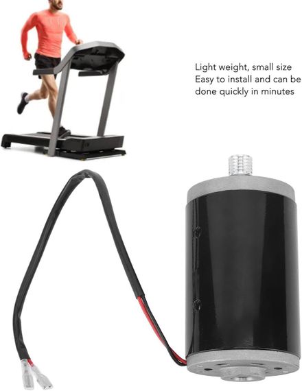 Двигатель привода беговой дорожки 180V DC 200W, щеточный, теплостойкий алюминиевый корпус, замена двигателя | Зображення 3