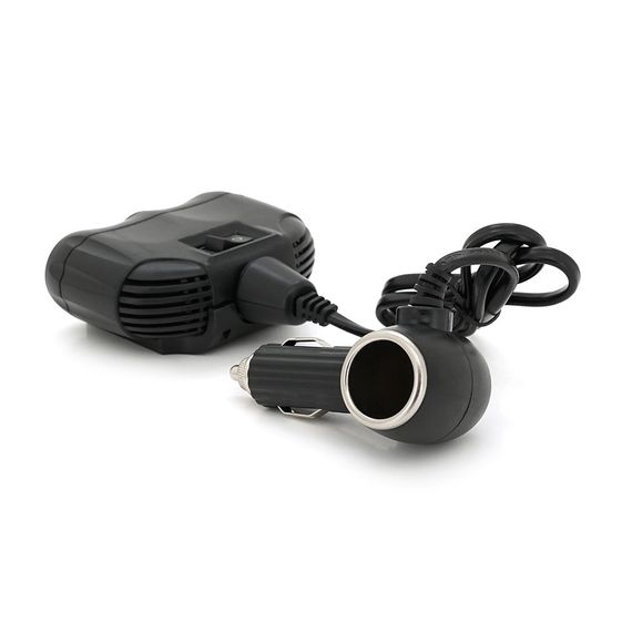 АЗУ розгалужувач Olesson 1630, 12V-3*12V+2*USB, Black, Blister | Зображення 1