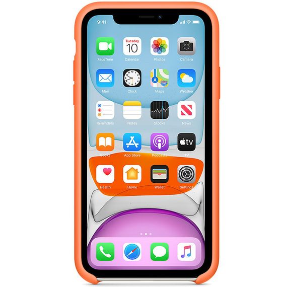 Чохол Silicone case (AAA) для Apple iPhone 11 Pro Max (6.5") Оранжевый / Vitamin C | Зображення 2