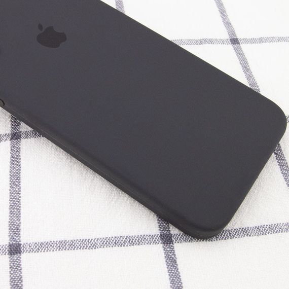 Чехол Silicone Case Square Full Camera Protective (AA) для Apple iPhone 7 plus / 8 plus (5.5") Серый / Dark Gray | Зображення 1