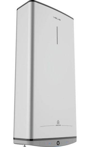 Водонагрівач Ariston VELIS TECH 80 EU 80 л, 3 кВт, "мокрий" ТЕН, універсальний, прямокутний, сірий (3100918) | Зображення 2