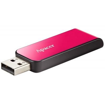 Flash Drive Apacer AH334 64GB (AP64GAH334P-1) Pink | Зображення 3
