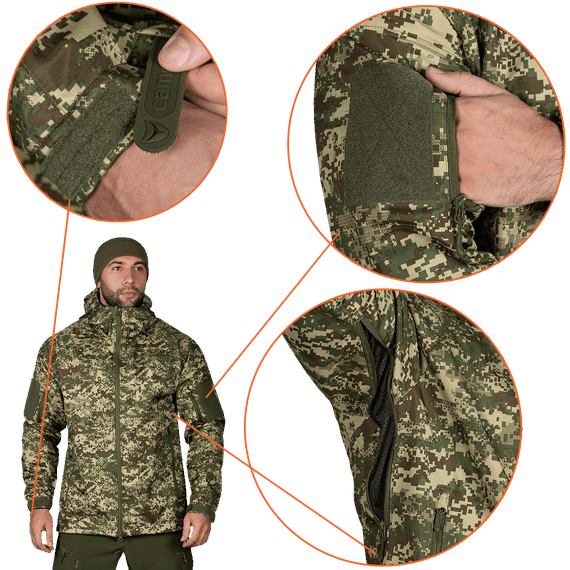 Куртка Stalker SoftShell Хижак НГУ (7495), XXXL | Зображення 2
