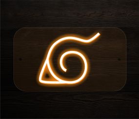 Неоновий світильник Наруто 340х190 acr-n000016