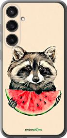 Чохол на Samsung Galaxy S23 FE Єнотик з кавуном "4605u-3136-2448"