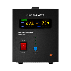 ДБЖ LogicPower LPY-PSW-2000VA+ (1400Вт) 10A/20A з правильною синусоїдою 24V