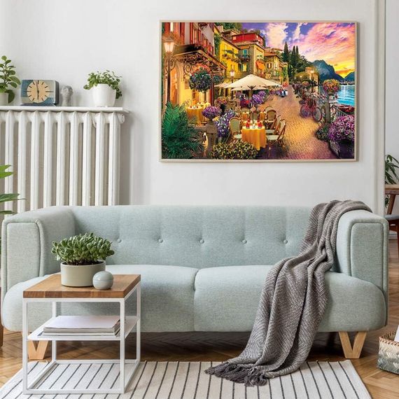 Пазли для дорослих, 1000 деталей. Пазли для дорослих, 1000 деталей. Італія. Озеро Комо. Пазли для маленьких | Зображення 4