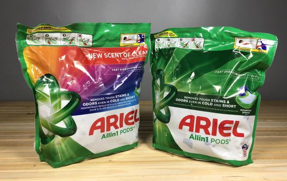 Капсули для прання Ariel PODS All in 1 — 60 шт, Mountain Spring / New Scent, оригінал, ЄС