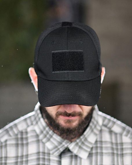 Тактична бейсболка сітка чорна ДЛ6502 | Зображення 1