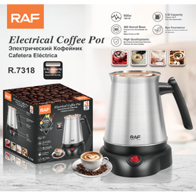 Електрична турка для кави (кавоварка) Electric Coffee Pot R.7318 | Електротурка 0.5л, 600 Вт з ручкою