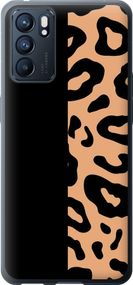 Чехол на Oppo Reno6 5G Пятна леопарда "4269u-2651-17620"
