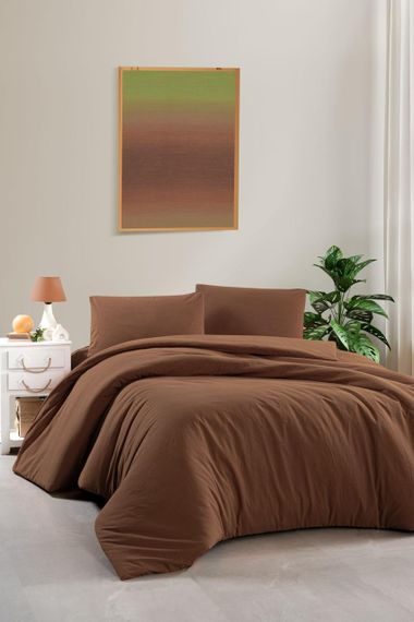 Постільна білизна Sikel Stonewashed Soho 200 х 220 см Tutun