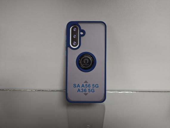 Чохол накладка для Samsung A36 Goospery Ring Magnet синій | Зображення 1